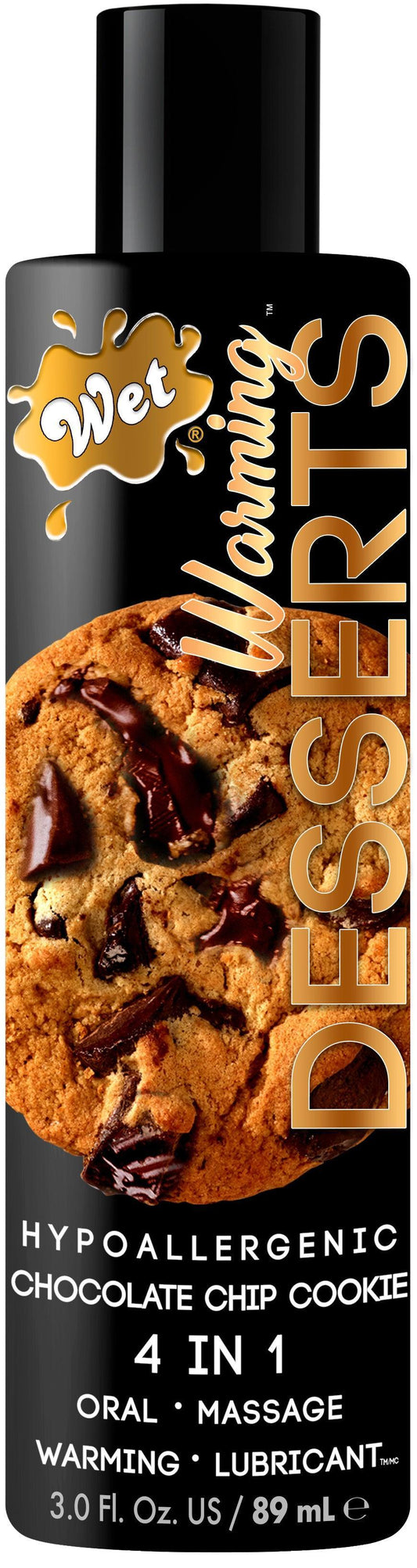 Wet Warming Desserts Baked Chocolate Chip Cookie - 3 Fl. Oz. - My Sex Toy Hub