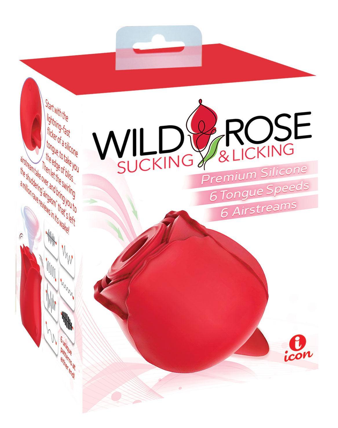 Wild Rose Sucking and Licking - Red - My Sex Toy Hub