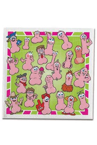 Wild Willys Party Napkins - 10 Count - My Sex Toy Hub