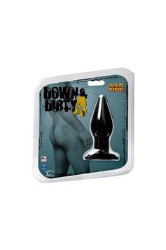 Wildfire Down and Dirty 4 Butt Plug - Black - My Sex Toy Hub