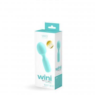 Wini Rechargeable Mini Wand - Turquoise - My Sex Toy Hub