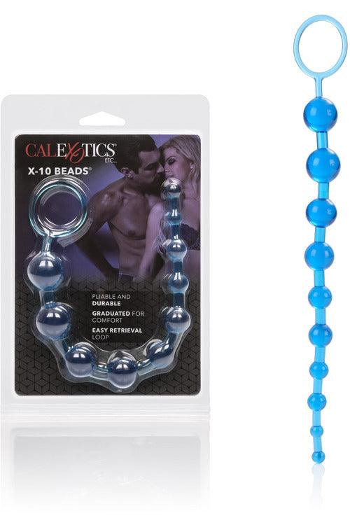 X-10 Beads - Blue - My Sex Toy Hub