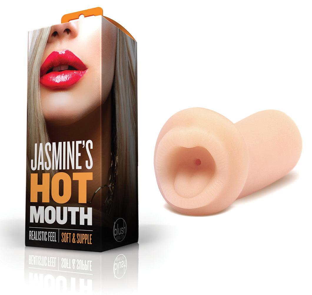 X5 Men - Jasmine's Hot Mouth - Beige - My Sex Toy Hub