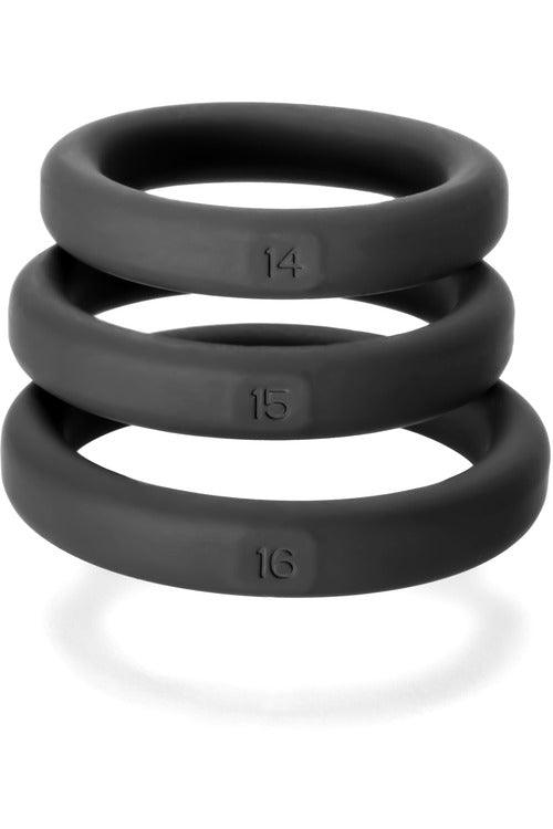 Xact- Fit 3 Premium Silicone Rings - #14, #15, #16 - My Sex Toy Hub