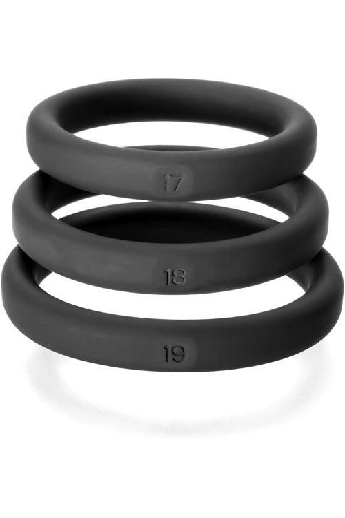 Xact- Fit 3 Premium Silicone Rings - #17, #18, #19 - My Sex Toy Hub