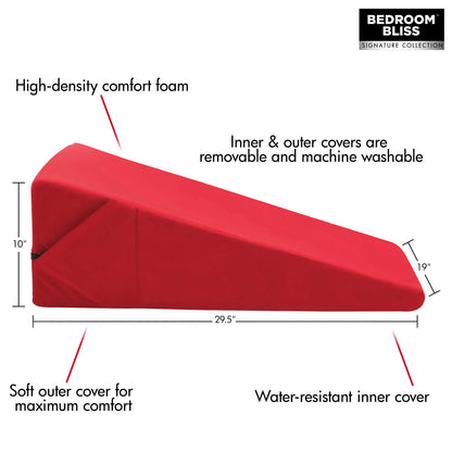 Xl-Love Cushion Large Wedge Pillow - Red - My Sex Toy Hub