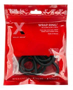 Xplay 3 Pack Silicone Thin Wrap Rings - My Sex Toy Hub
