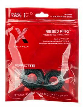 Xplay Mixed Pack Ribbed Ring & Rr Slim - My Sex Toy Hub