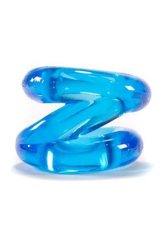 Z Ball Z Shaped Ballstretcher by Atomic Jock - Ice Blue - My Sex Toy Hub