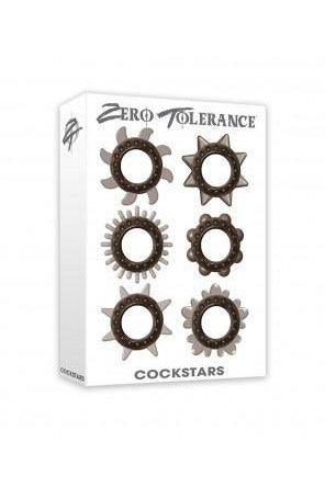 Zero Tolerance Cockstars 6 Cock Ring Set - My Sex Toy Hub