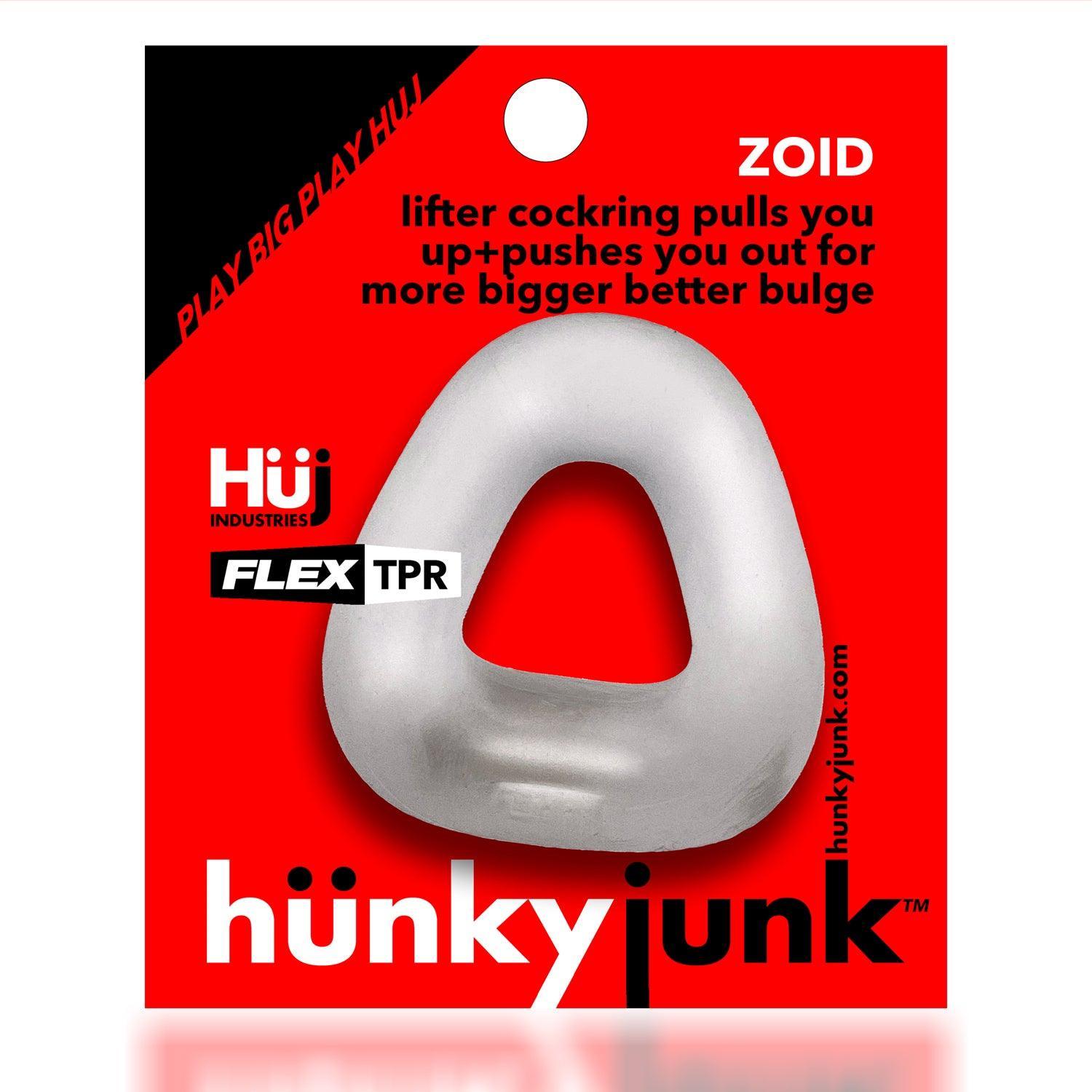 Zoid - Trapazoid Lifter Cockring - Clear Ice - My Sex Toy Hub