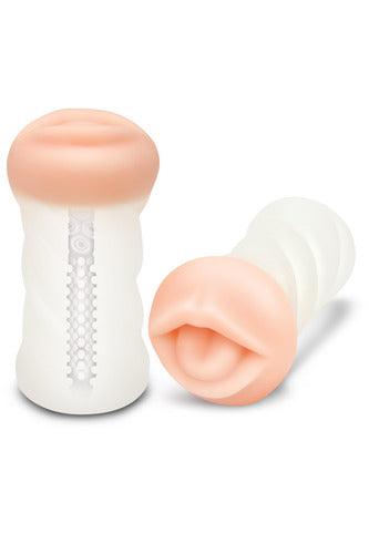 Zolo Male Masturbator Clear Deep Throat - My Sex Toy Hub