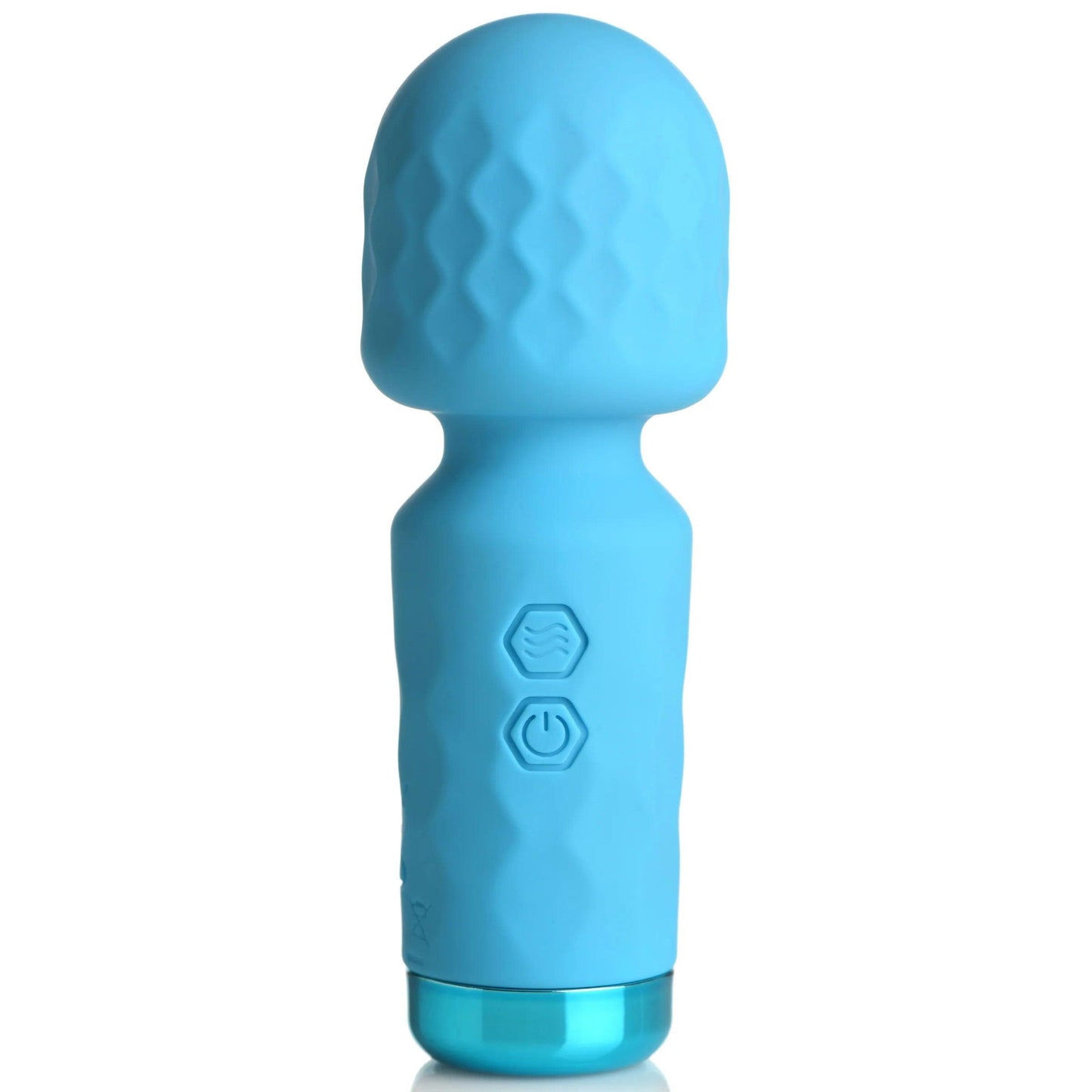 10x Mini Silicone Wand - Blue - My Sex Toy Hub