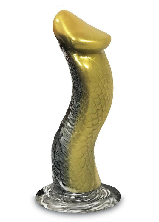 Alien Nation Venomus Silicone Creature Dildo - Gold - My Sex Toy Hub