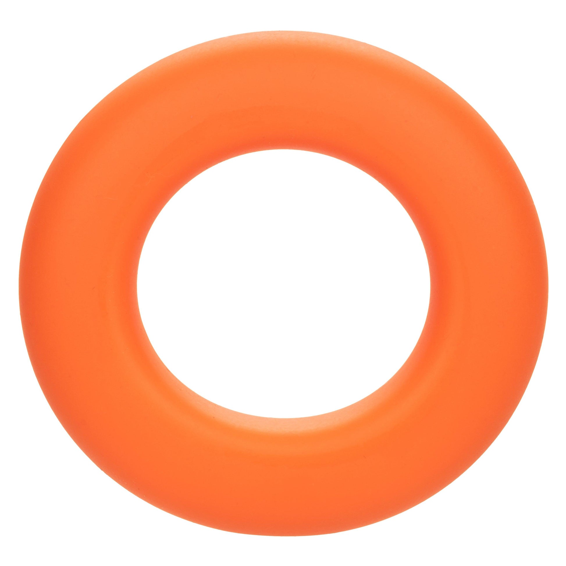 Alpha Liquid Silicone Prolong Large Ring - Orange - My Sex Toy Hub
