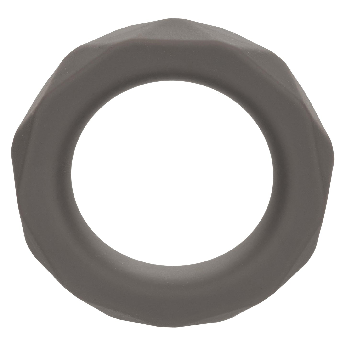 Alpha Liquid Silicone Prolong Prismatic Ring - Gray - My Sex Toy Hub