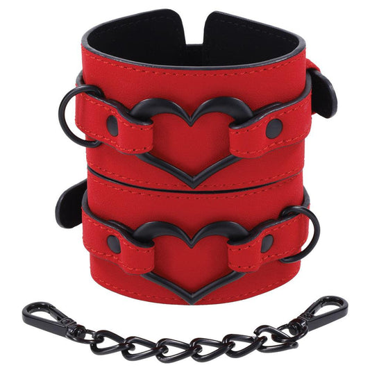 Amor Handcuffs - Red - My Sex Toy Hub