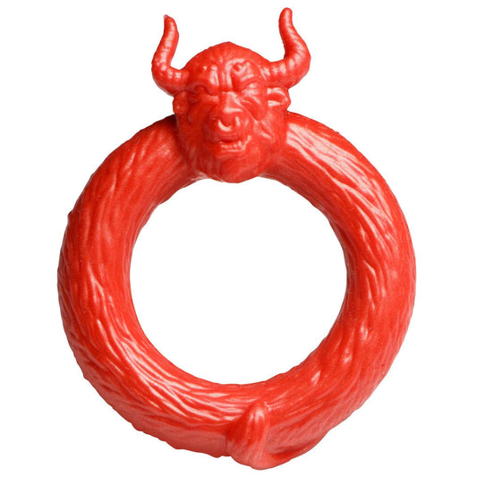 Beast Mode Silicone Cock Ring - Red - My Sex Toy Hub