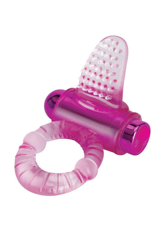 Bodywand Rechargeable Lick It Pleasure Ring - Pink - My Sex Toy Hub