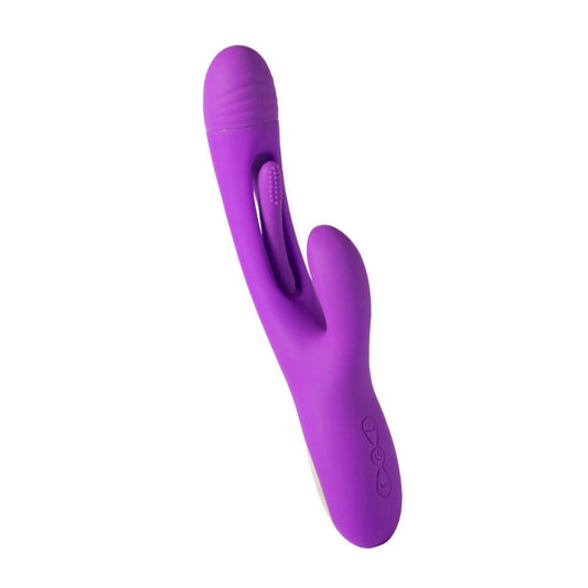 Bora - Rabbit Tapping G-Spot Vibrator - Purple - My Sex Toy Hub