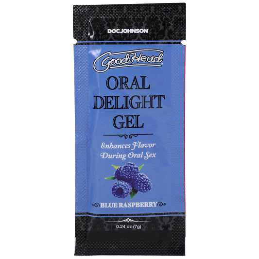 Goodhead - Oral Delight Gel - Blue Raspberry - 0.24 Oz - My Sex Toy Hub
