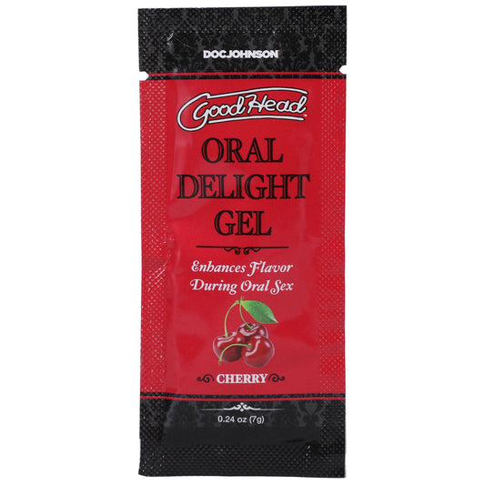 Goodhead - Oral Delight Gel - Cherry - 0.24 Oz - My Sex Toy Hub