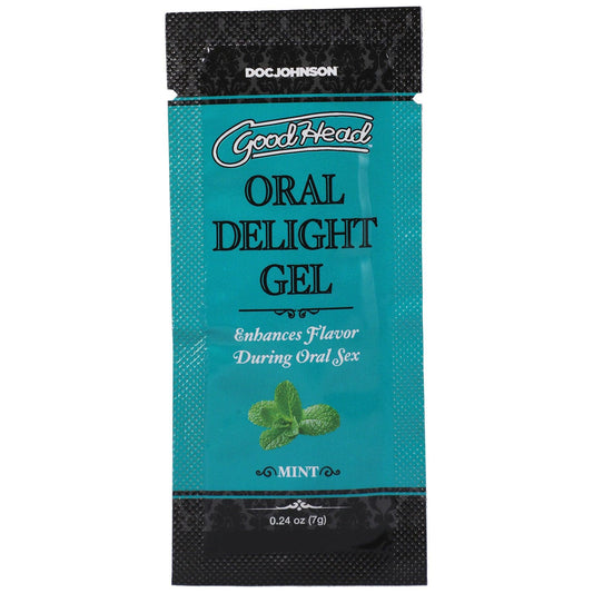Goodhead - Oral Delight Gel - Mint - 0.24 Oz - My Sex Toy Hub