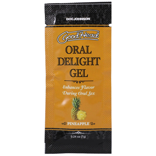 Goodhead - Oral Delight Gel - Pineapple - 0.24 Oz - My Sex Toy Hub