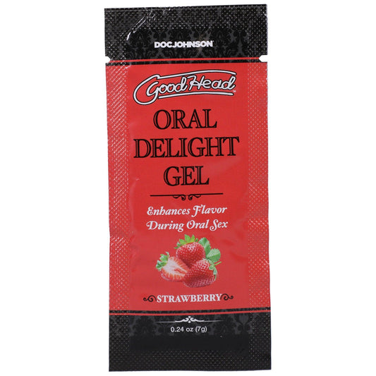 Goodhead - Oral Delight Gel - Strawberry - 0.24 Oz - My Sex Toy Hub