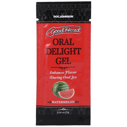 Goodhead - Oral Delight Gel - Watermelon - 0.24 Oz - My Sex Toy Hub