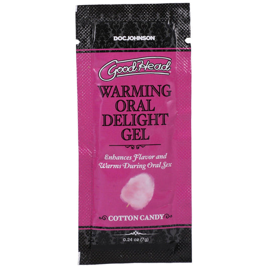 Goodhead - Warming Oral Delight Gel - Cotton Candy - 0.24 Oz - My Sex Toy Hub