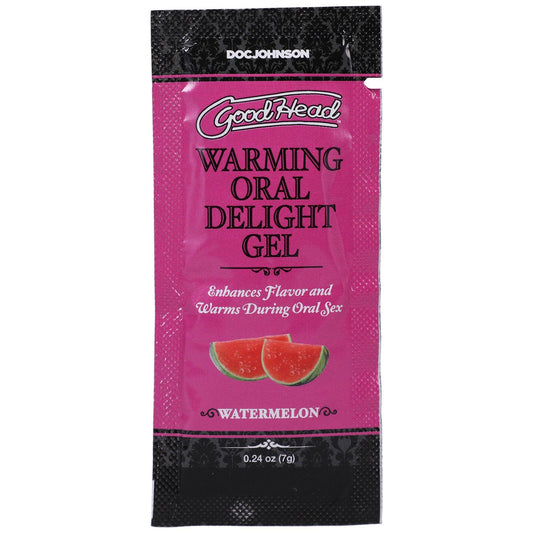 Goodhead - Warming Oral Delight Gel - Watermelon - 0.24 Oz - My Sex Toy Hub