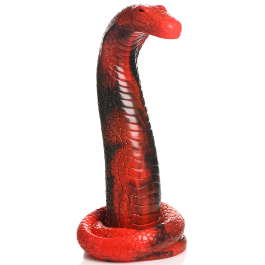 King Cobra King Cobra Silicone Dildo - Red - My Sex Toy Hub