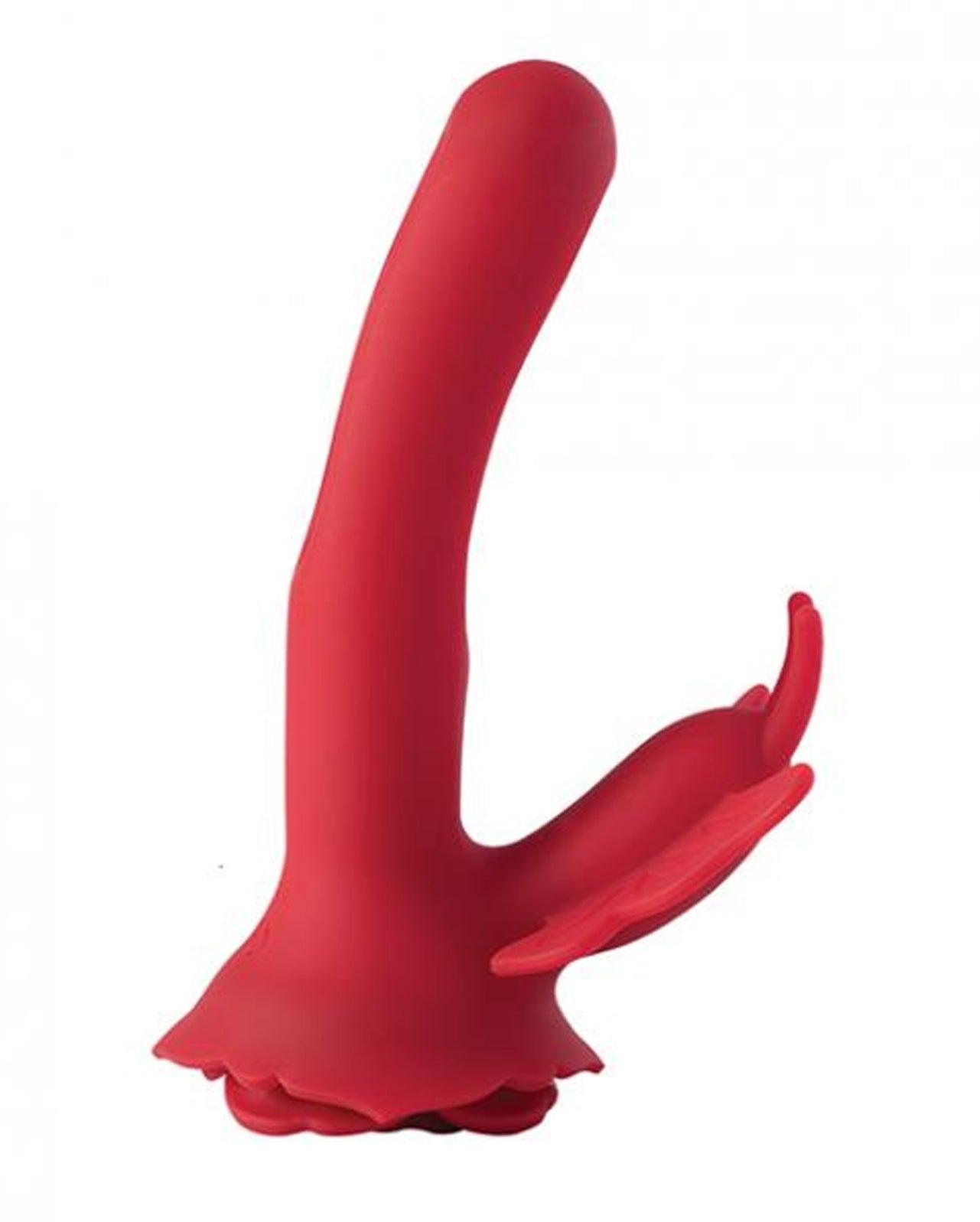 Layla - Butterfly Clit and G-Spot Vibrator - Red - My Sex Toy Hub