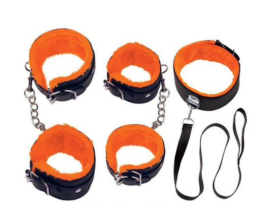 Orange Is the New Black Restrain Yourself Kit - Black/orange - My Sex Toy Hub