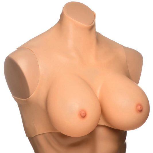 Perky Pair G-Cup Silicone Breasts - Light - My Sex Toy Hub