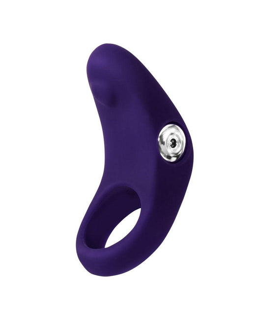 Rev Rechargeable Vibrating C-Ring - Purple - My Sex Toy Hub