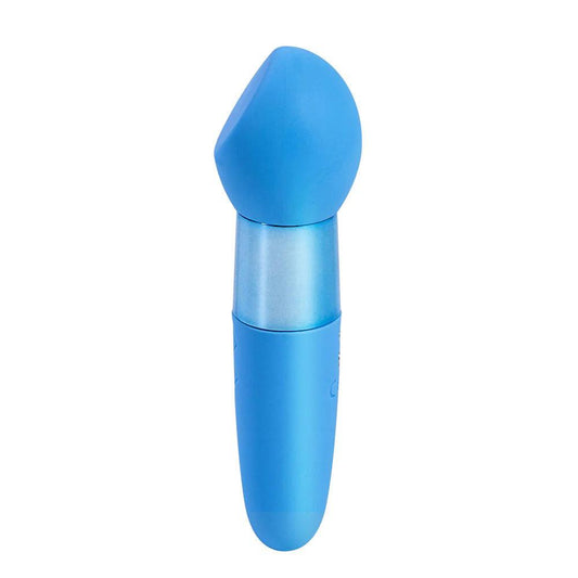Rina Rechargeable Dual Motor Silicone 15- Function Vibrator - Blue - My Sex Toy Hub