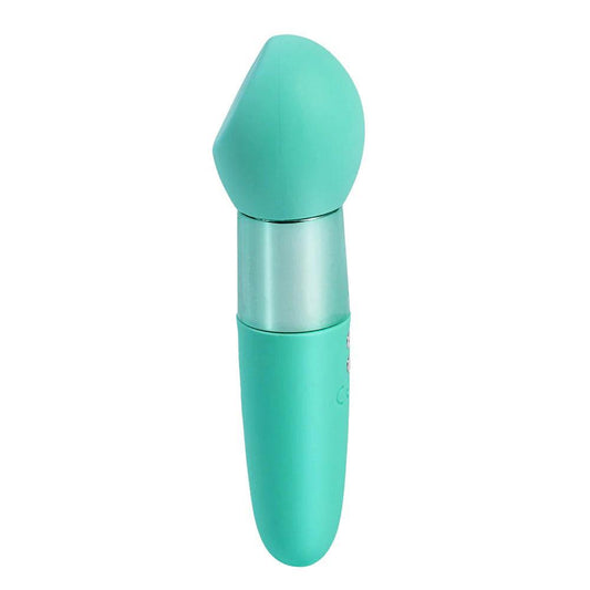 Rina Rechargeable Dual Motor Silicone 15- Function Vibrator - Green - My Sex Toy Hub