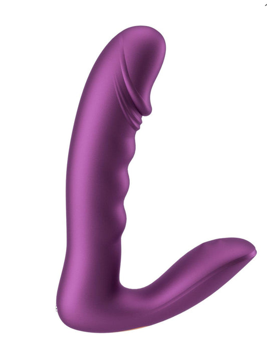Rora - App Controlled Rotating G-Spot Vibrator and Clitoral Stimulator - Purple - My Sex Toy Hub