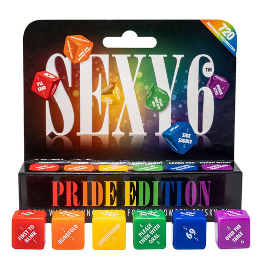 Sexy 6 Dice - Pride Edition - My Sex Toy Hub