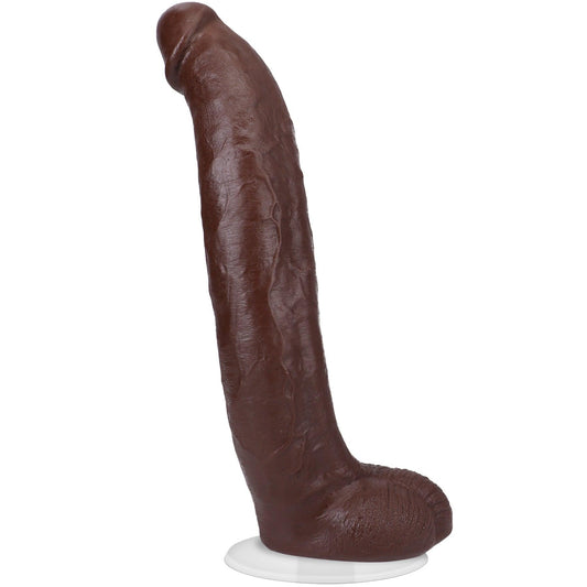 Signature Cocks - Brickzilla - 13 Inch Ultraskyn Cock With Removable Vac-U-Lock Suction Cup - Chocolate - My Sex Toy Hub