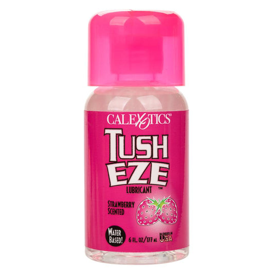Tush Eze Lubricant - Strawberry Scented - 6 Fl. Oz./177 ml - My Sex Toy Hub