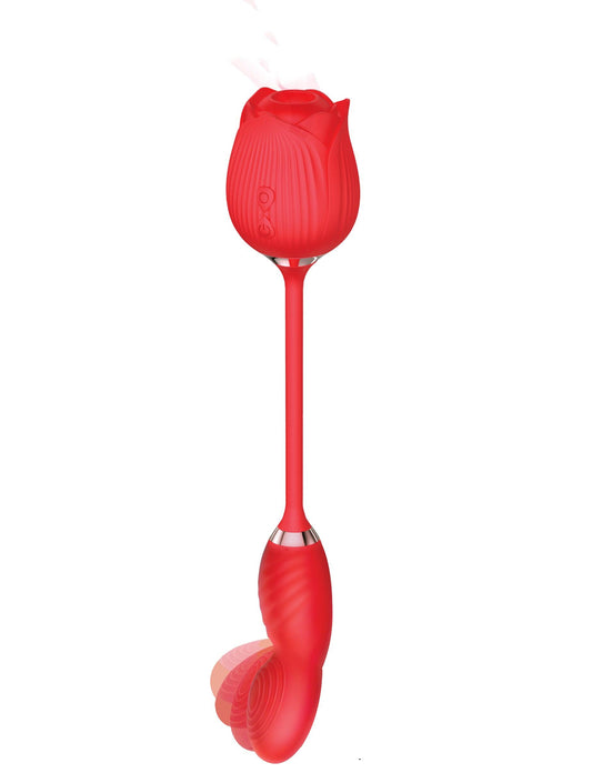 Wild Rose Come Hither and Suction - Red - My Sex Toy Hub