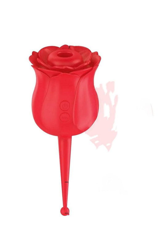 Wild Rose Le Point Suction/stim - Red - My Sex Toy Hub